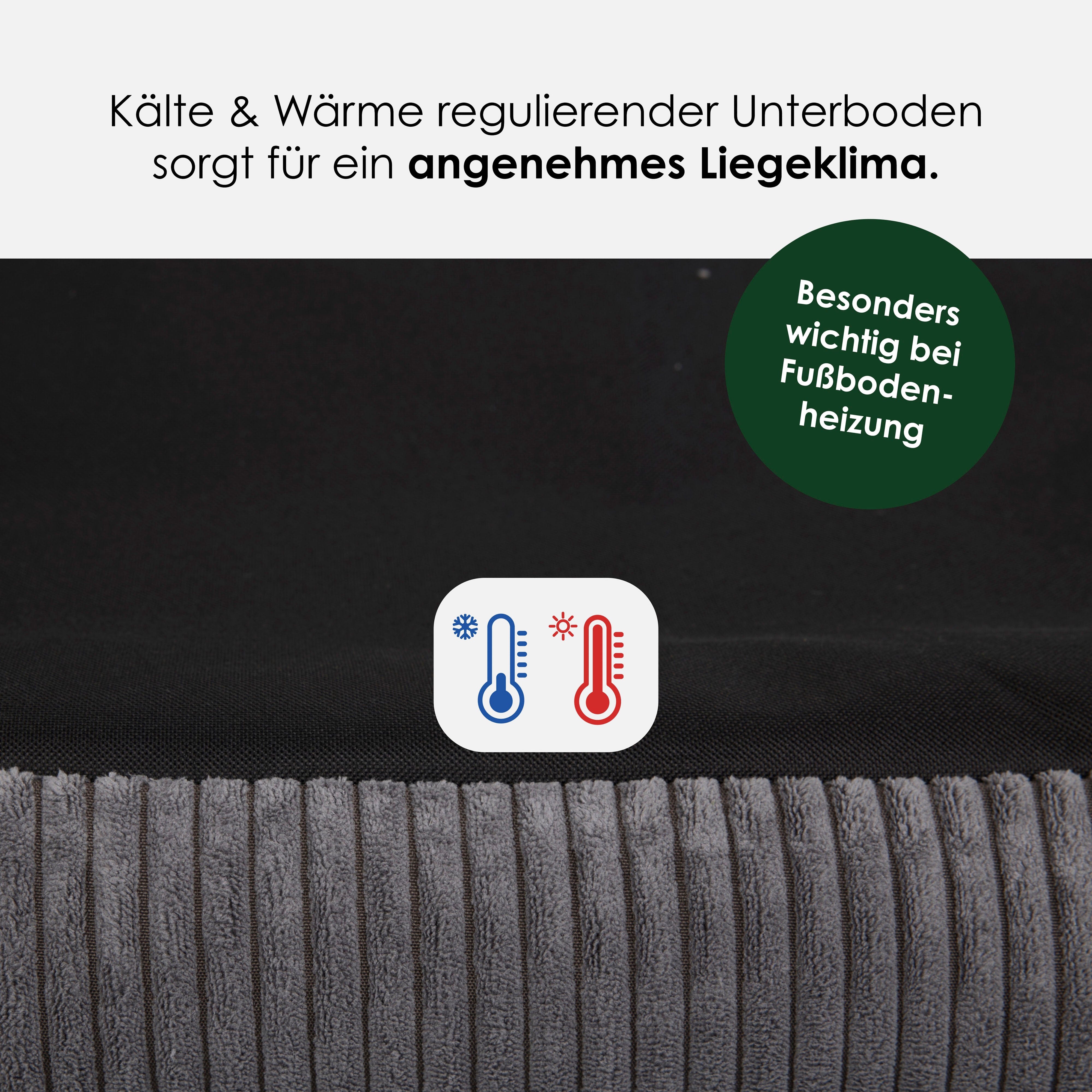 William Walker Orthopädisches Hundebett Cord