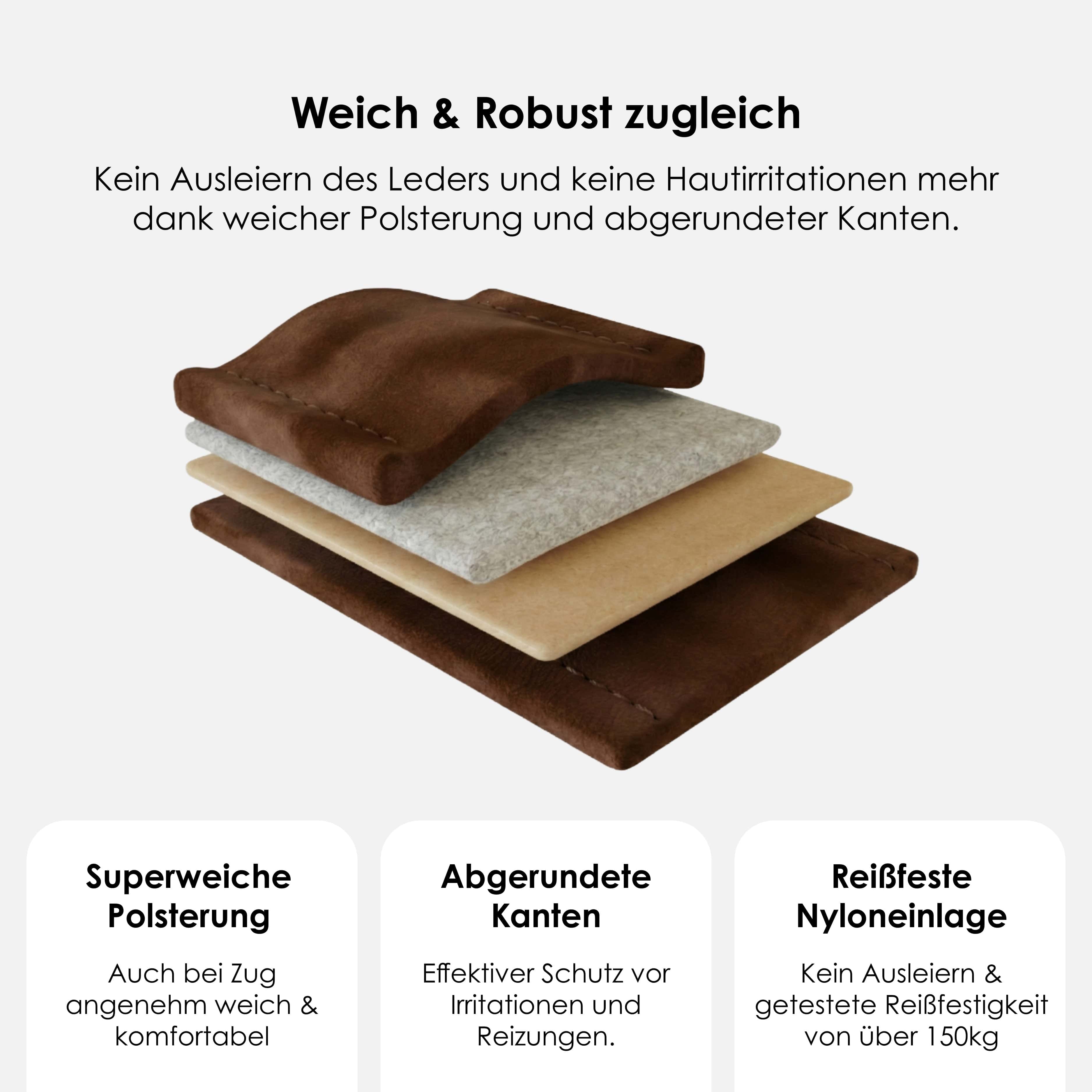 William Walker Hundehalsband aus wasserfestem Nubukleder