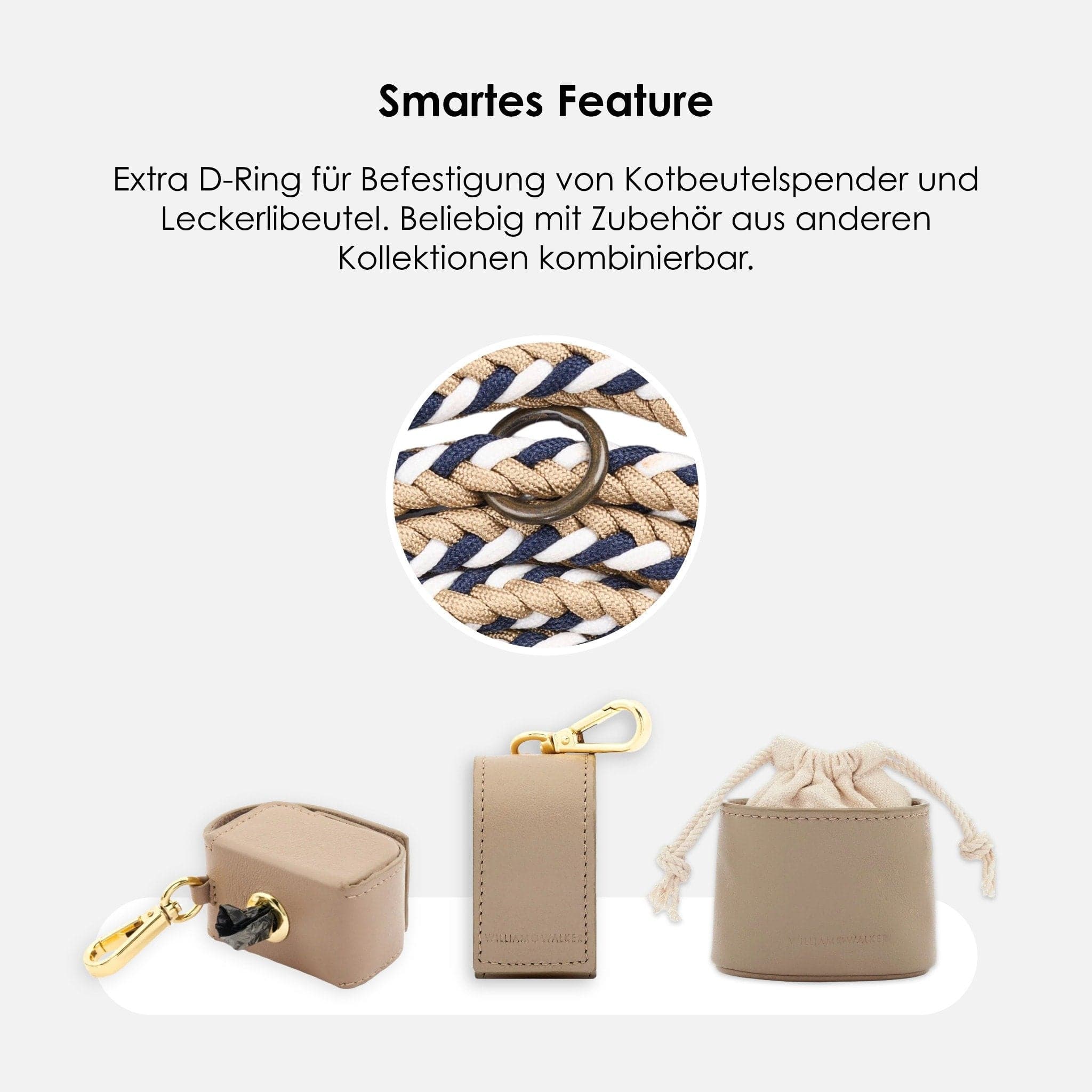 William Walker Paracord Hundeleine Hanseatic // Limited