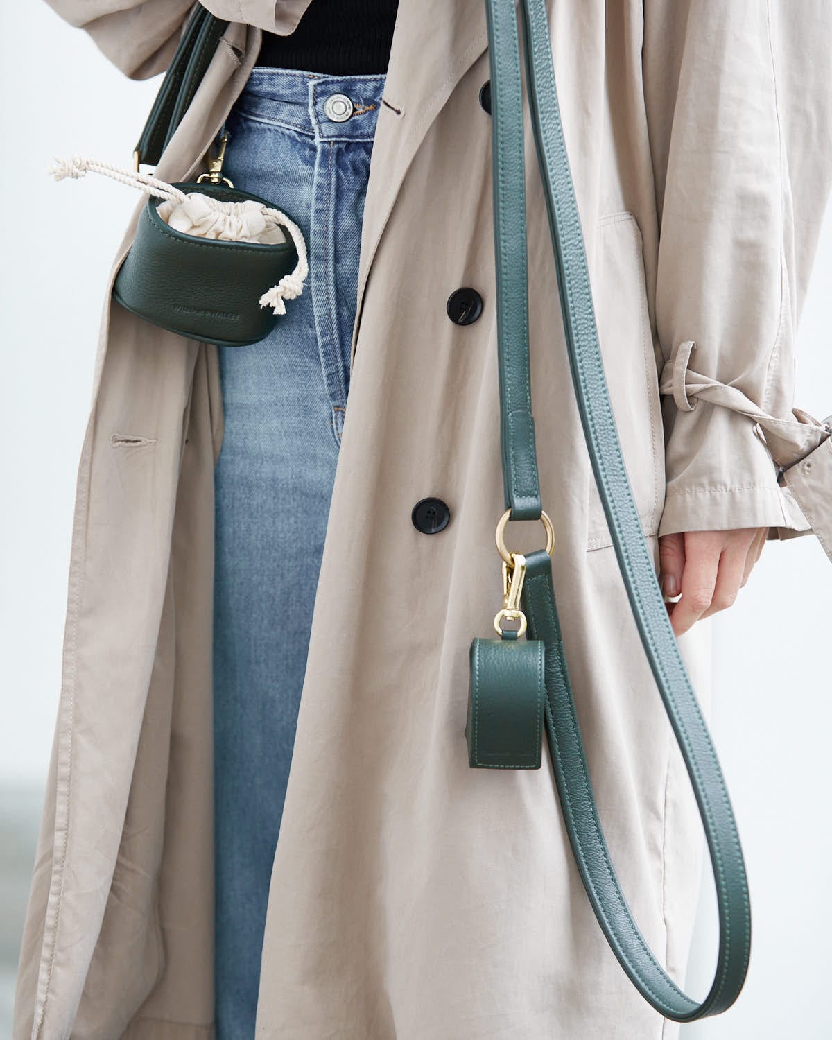 William Walker Leckerlibeutel Dark Moss (Waldgrün)