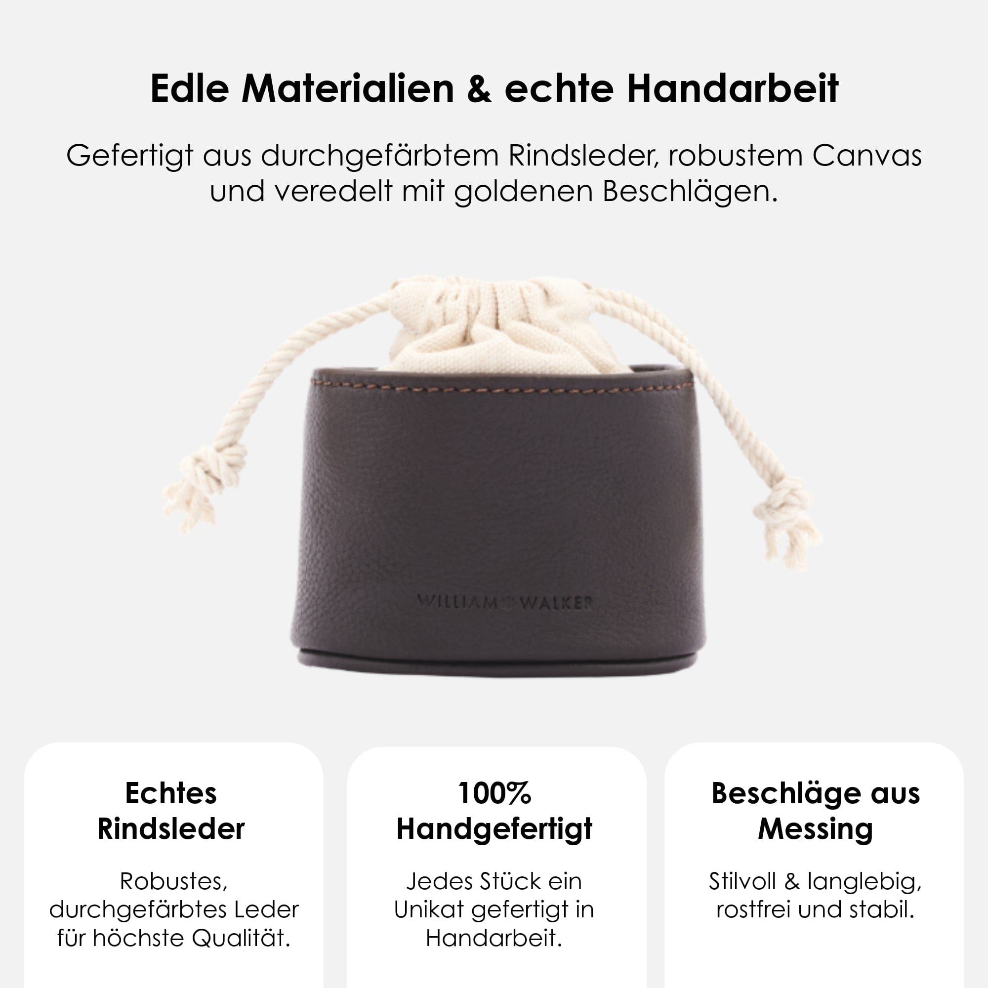 William Walker Leckerlibeutel Earth (Braun)