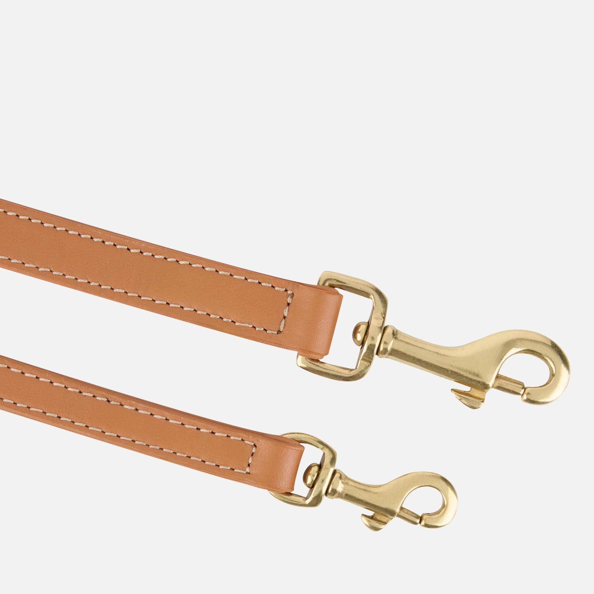 William Walker Hochwertige Glattleder Hundeleine Caramel