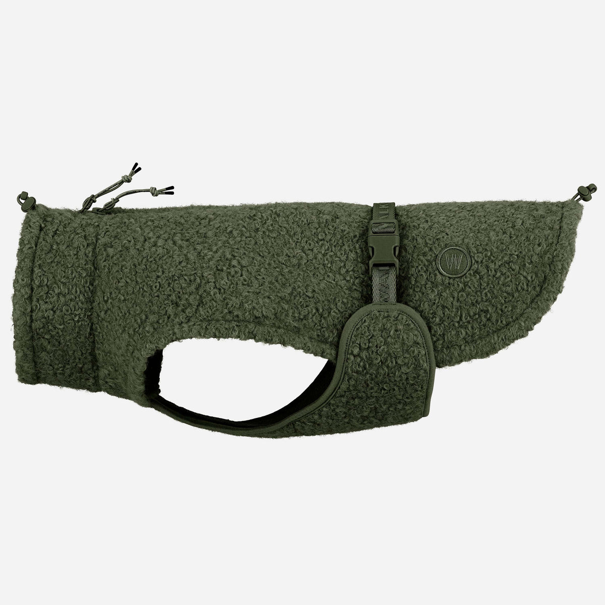 William Walker Gemütlicher Fleece Hundemantel Cozy Dark Moss / 1
