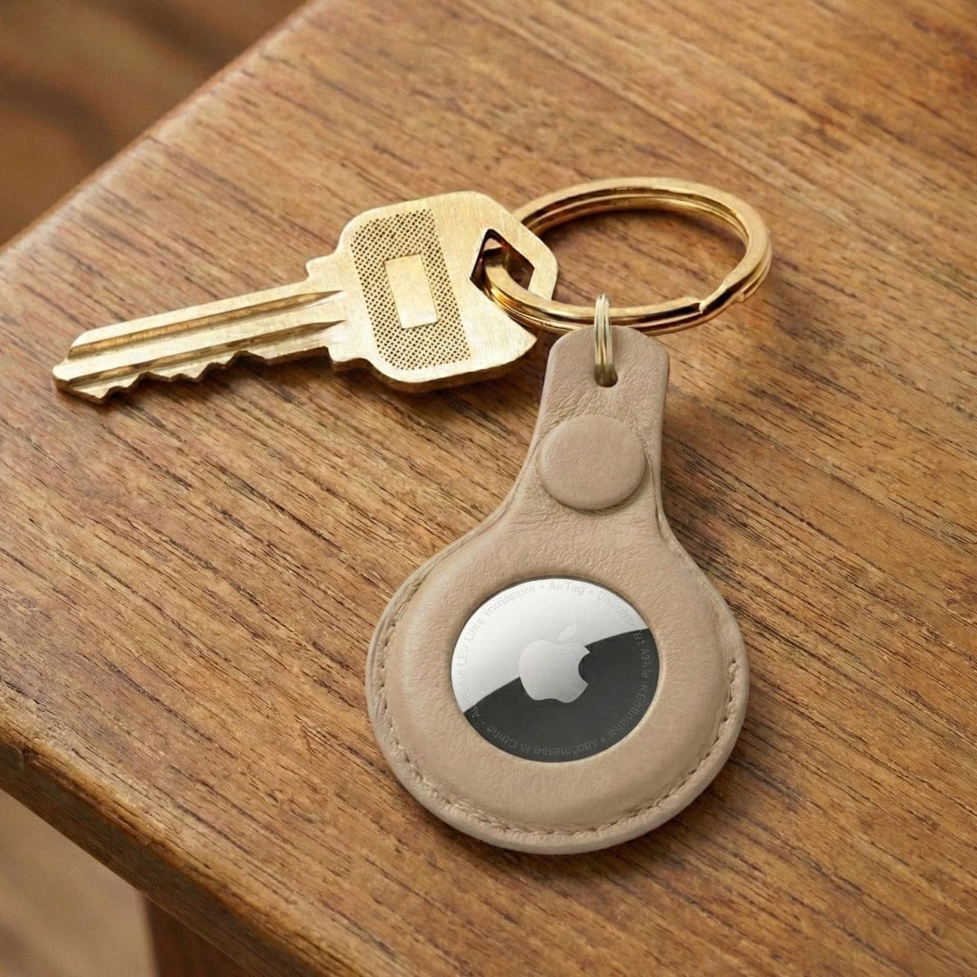 William Walker Leder AirTag Anhänger für Hundehalsband & Schlüssel