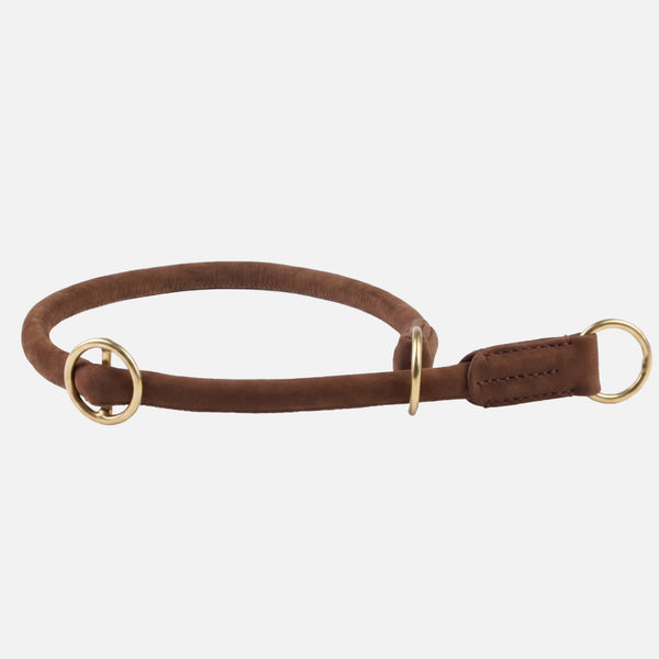 Collar martingale redondo de cuero