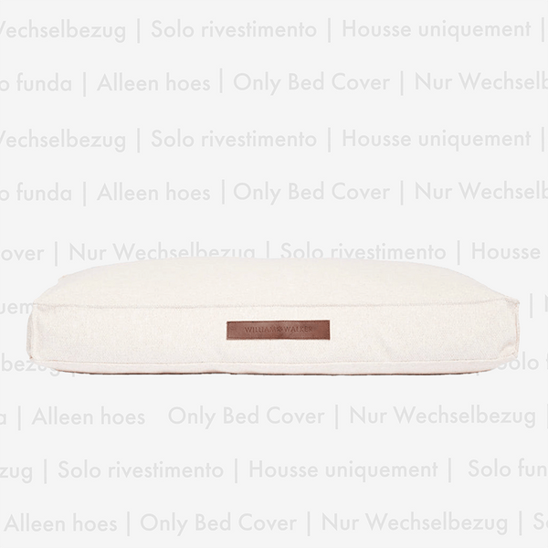 Funda de recambio para cojín para perros ortopédico Chill Off-White