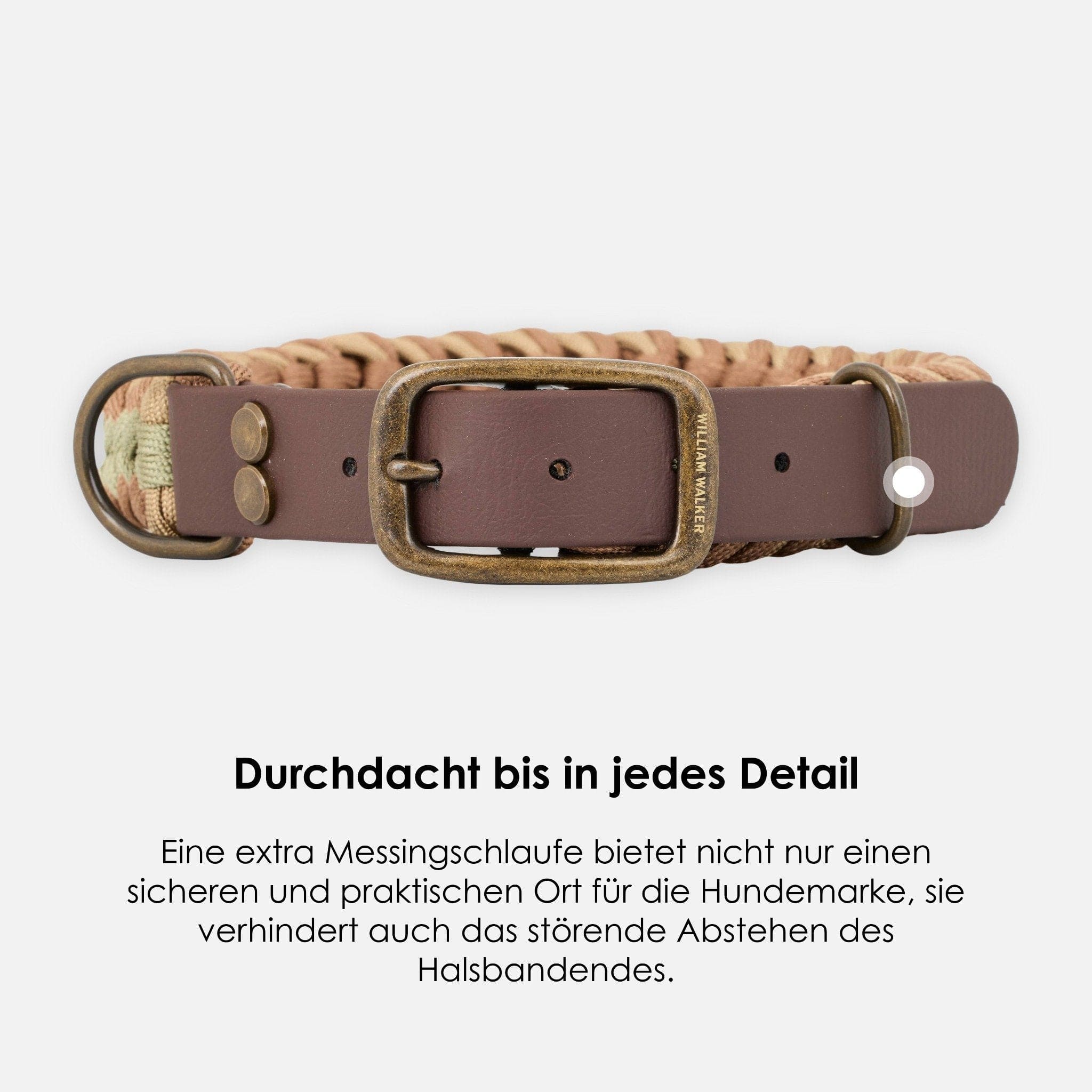William Walker Paracord BioThane®  Hundehalsband Shire // Limited