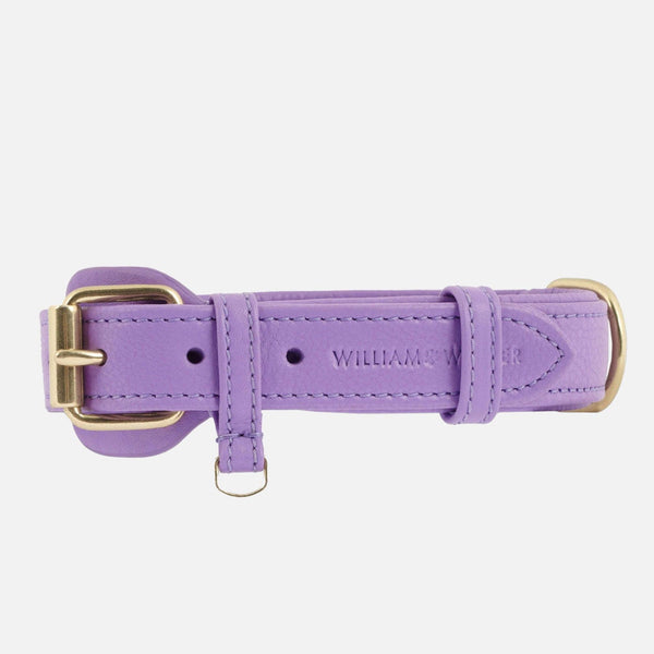 Collar para perros de cuero Lavender (Morado)
