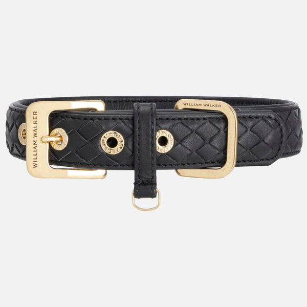 Collar para perros de cuero Prestige Nero (Negro)