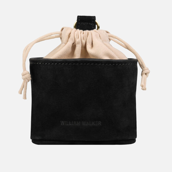 Bolsa para premios de cuero nubuck resistente al agua Nero (Negro)