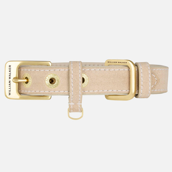 Collar para perros de ante Almond (Beige)