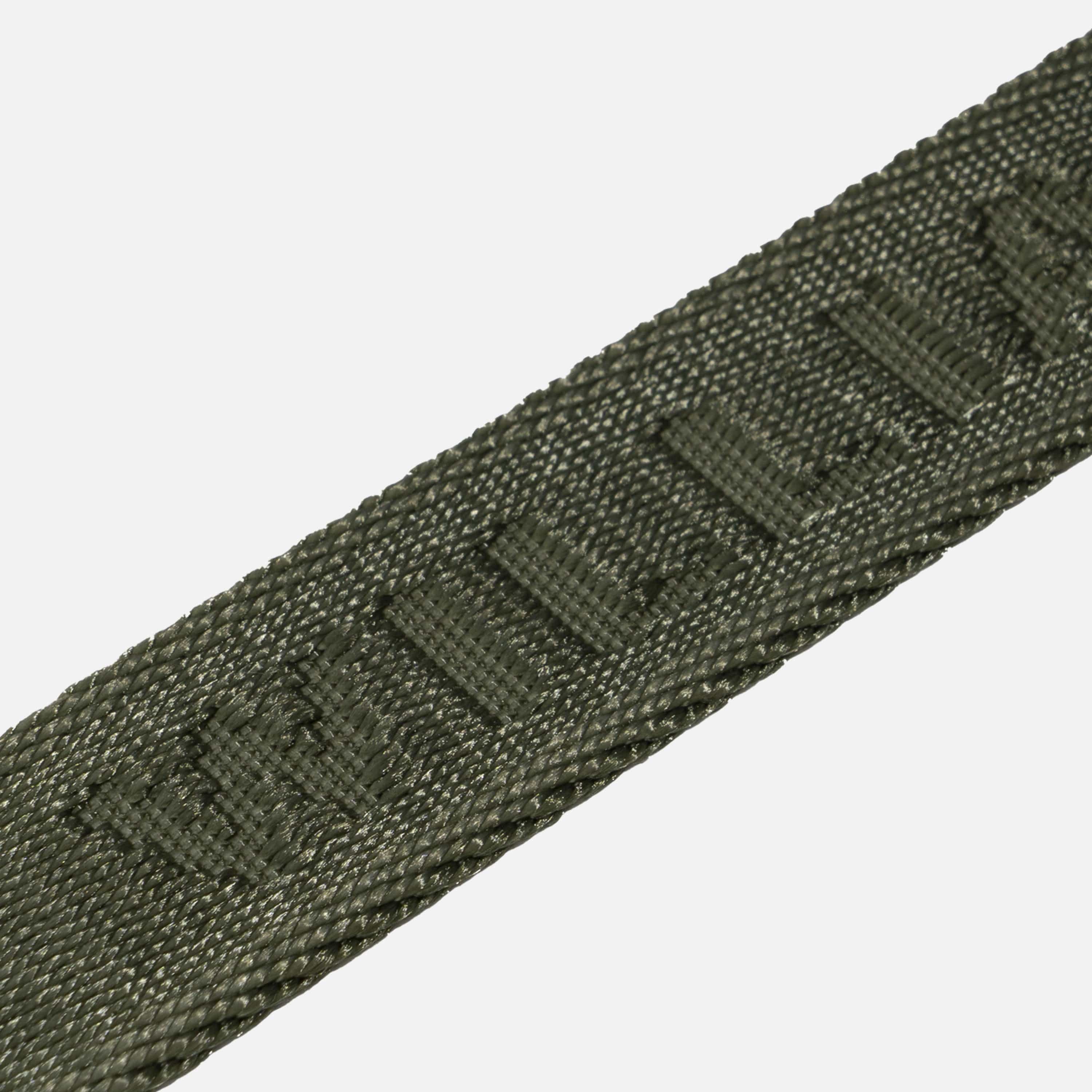 William Walker Jacquard Nylon Hundehalsband Forest (grün)