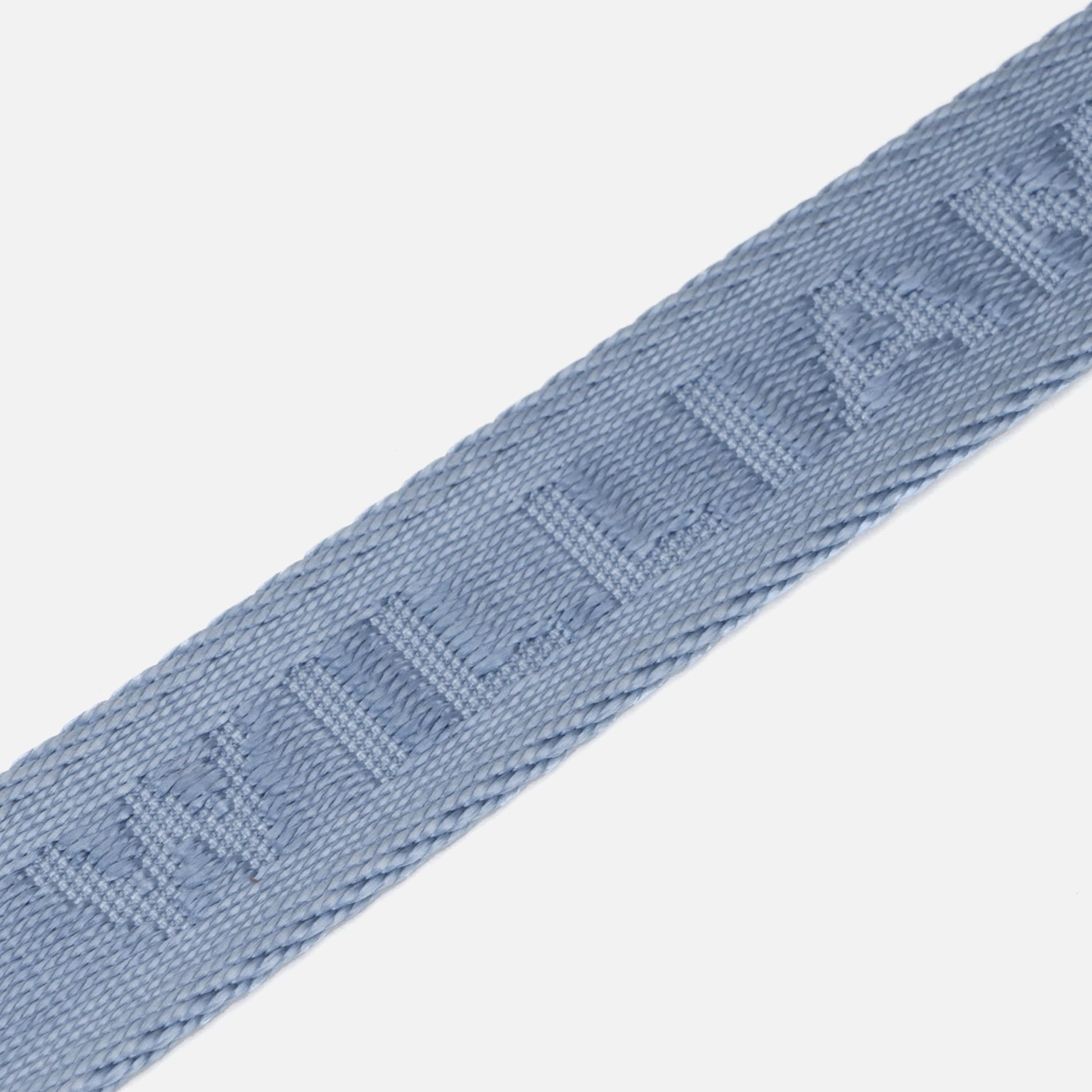 William Walker Jacquard Nylon Hundehalsband Sky (blau)