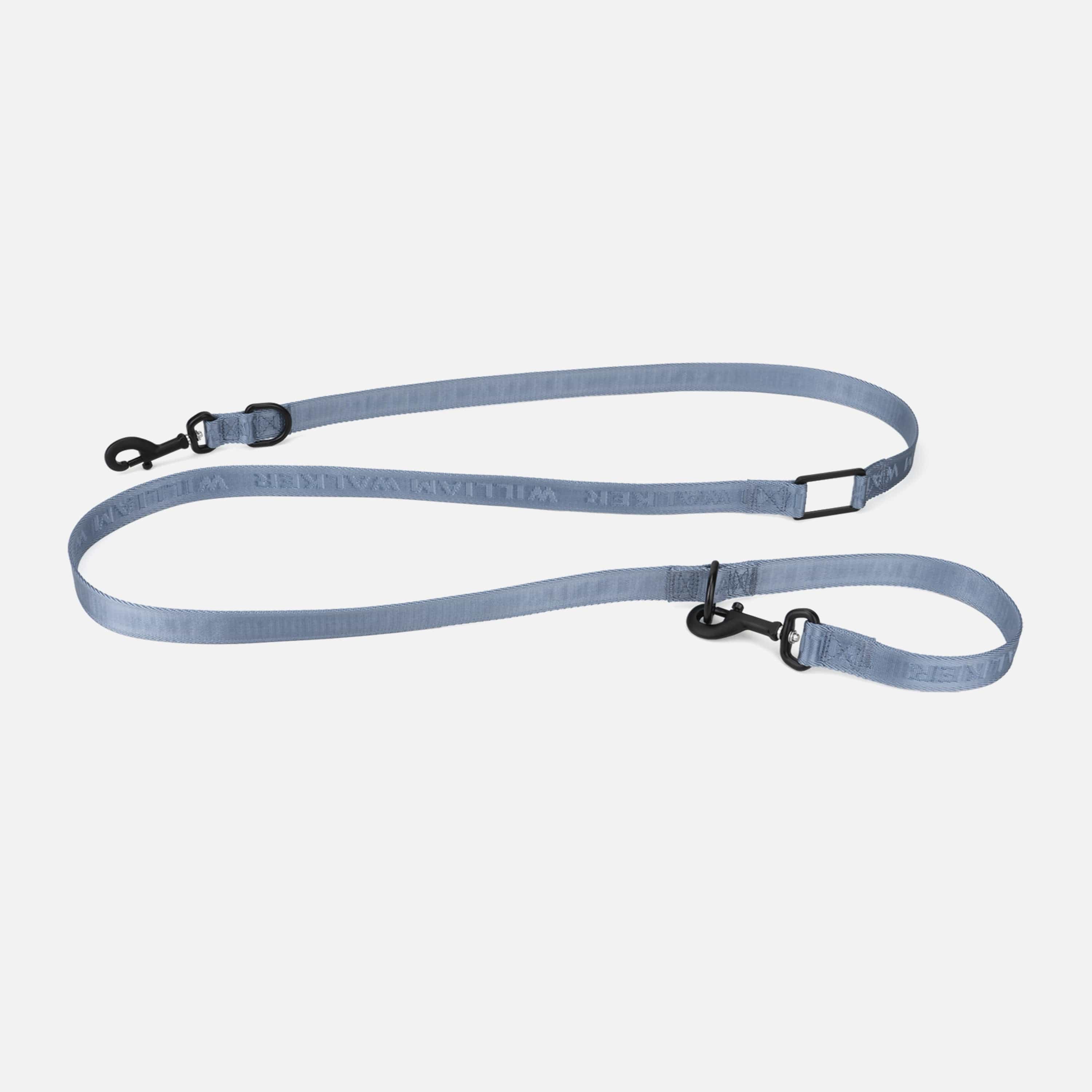William Walker Jacquard Nylon Hundeleine Sky (blau)
